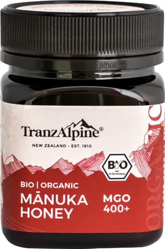 TranzAlpine Bio Manukahonig MGO 400+ 6 x 250 gr von Hoyer
