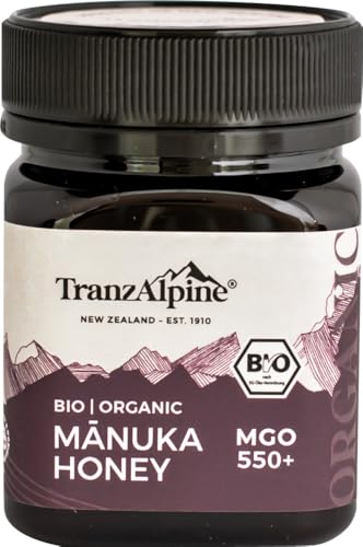 TranzAlpine Bio Manukahonig MGO 550+ 2 x 250 gr von Hoyer