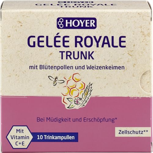 Hoyer Gelee Royale & Blütenpollen Trinkampullen (2 x 100 ml) von Hoyer