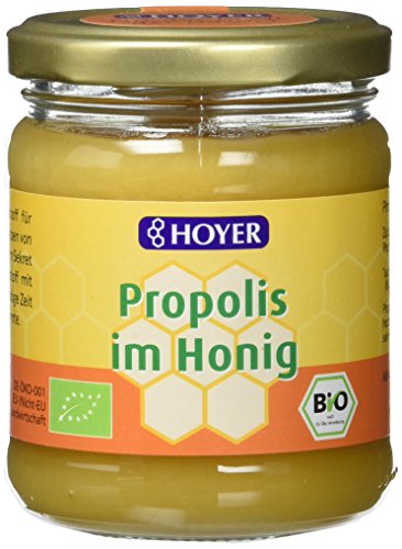 Hoyer Propolis im Honig Bio Produkt, 2er Pack (2 x 250 g) von Hoyer