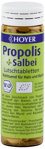 Propolis + Salbei Lutschtabletten 18 x 30 gr Propolis + Salbei Lutschtabletten 18 x 30 gr von Hoyer