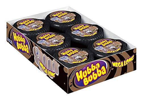 Hubba Bubba Kaugummi | Tape Cola | Mega Lange Rolle | 12 Packungen (12 x 56 g) von Hubba Bubba