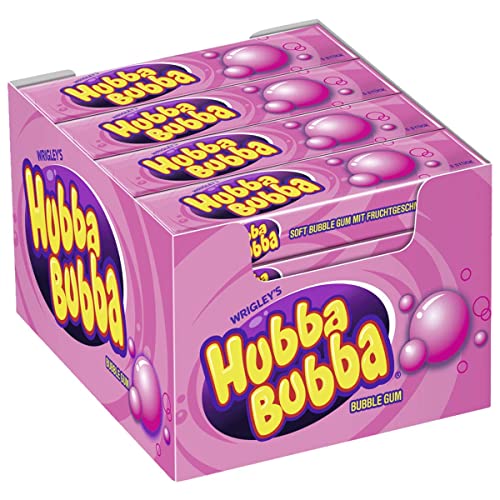 Hubba Bubba Kaugummi | Fancy Fruit | 20 Packungen (20 x 5 Stück) von Hubba Bubba