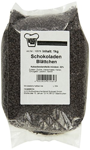 Huber-Kölle Schokoblättchen 1 kg, 1er Pack (1 x 1 kg) von Huber-Kölle