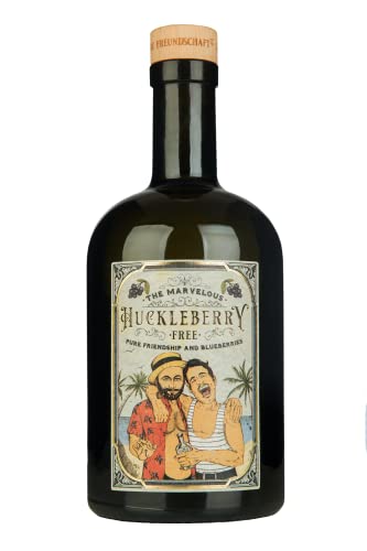 Huckleberry Free | alkoholfrei | Erfrischende, nichtalkoholische Gin-Alternative mit Heidelbeere | Mixempfehlung mit Tonic Water | Vegan | Zuckerfrei | 500ml von Huckleberry Gin