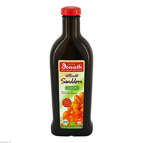 DONATH Vollfrucht Sanddorn ungesüßt 500 ml DONATH Vollfrucht Sanddorn ungesüßt 500 ml von Hübner Naturarzneimittel GmbH