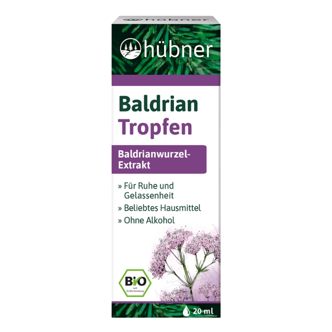 Bio Baldrian Tropfen, 20 ml Bio Baldrian Tropfen, 20 ml von Hübner