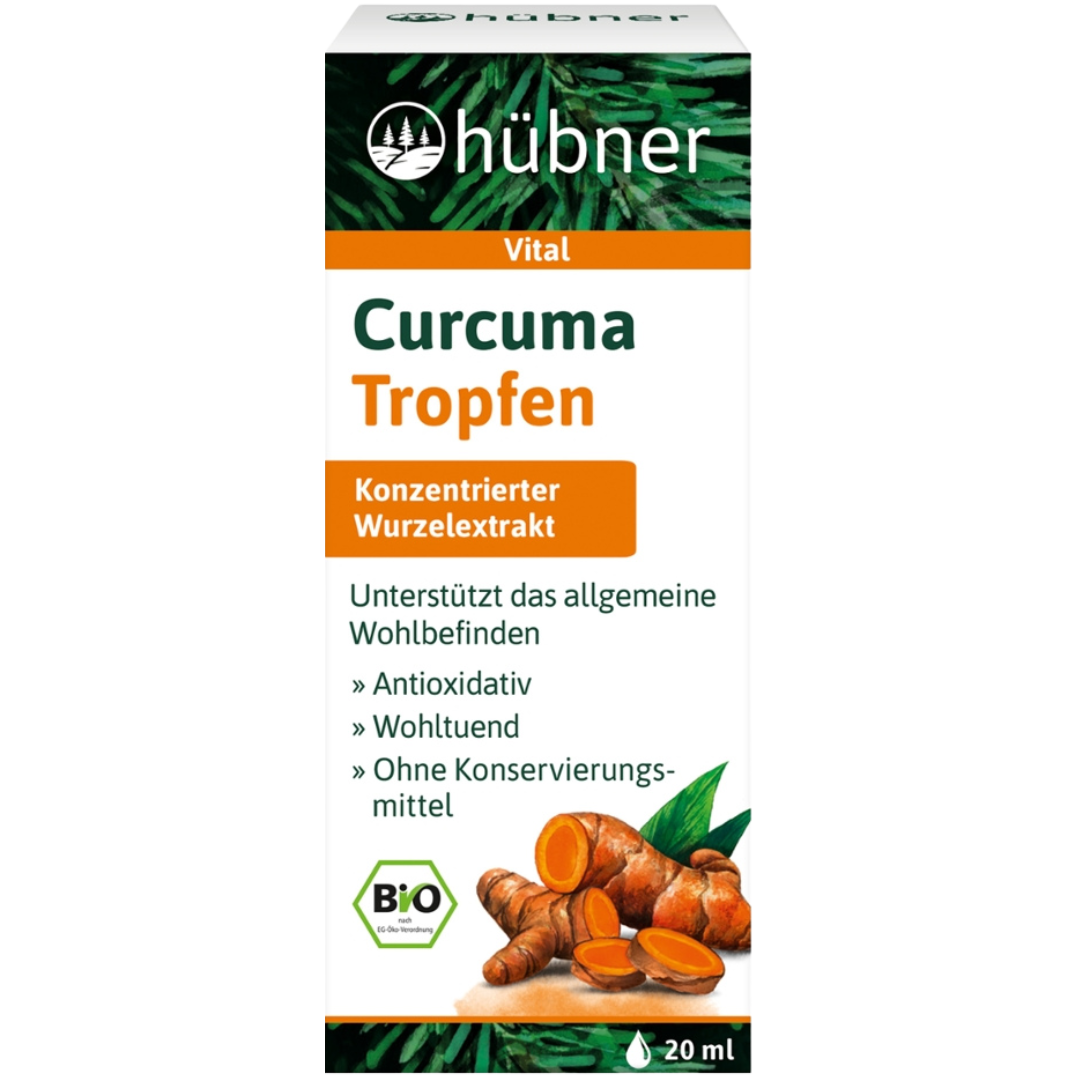 Bio Curcuma Tropfen Bio Curcuma Tropfen von Hübner