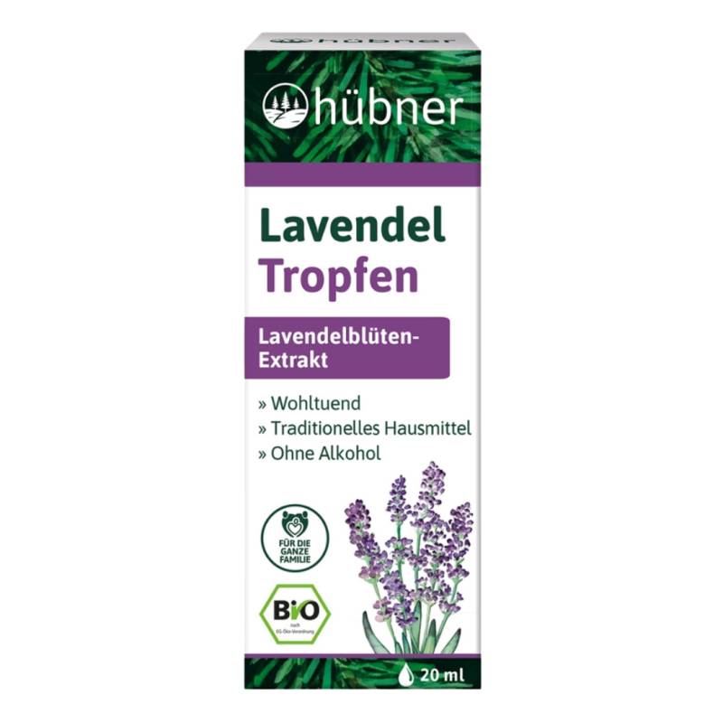 Bio Lavendel Tropfen, 20 ml von Hübner