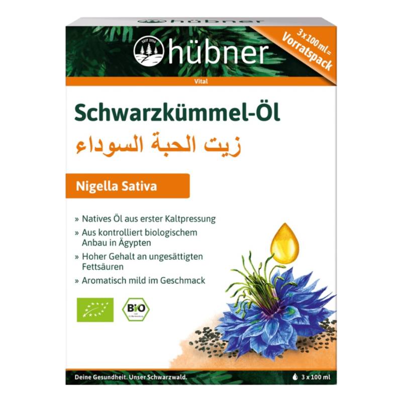 Bio Schwarzkümmel Öl von Hübner