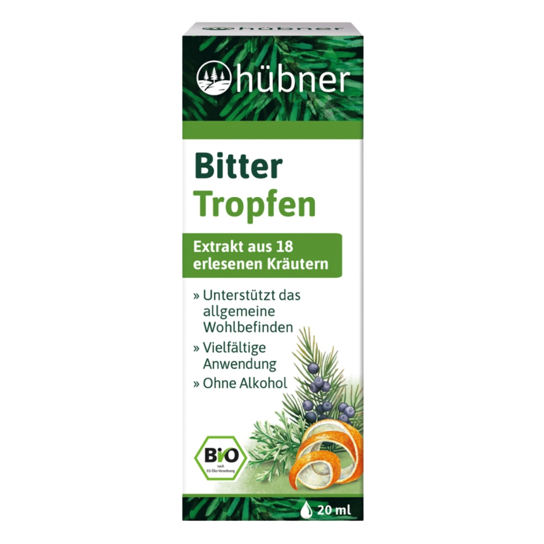 Bitter Tropfen, 20ml Bitter Tropfen, 20ml von Hübner