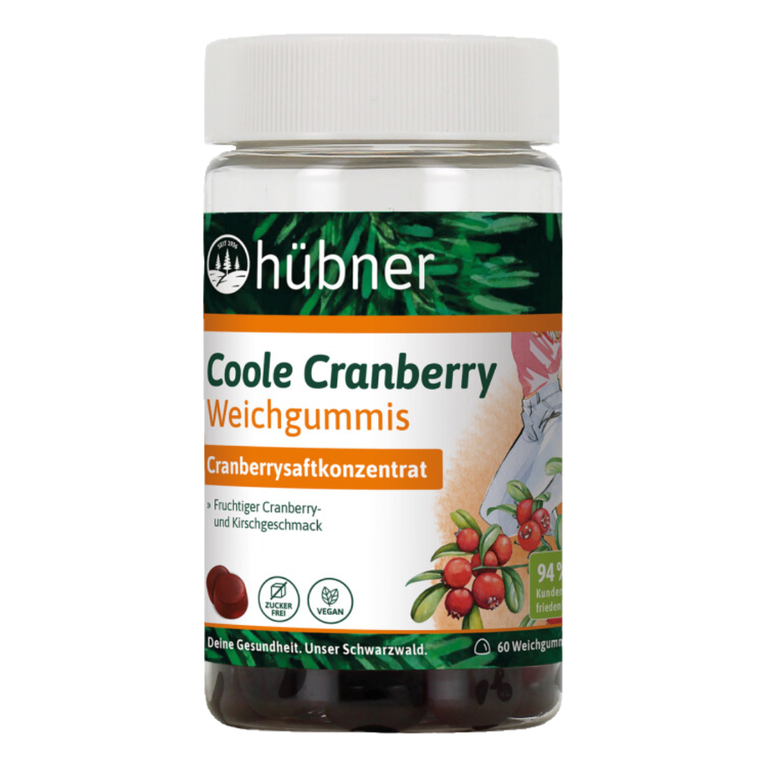 Coole Cranberry Weichgummies Coole Cranberry Weichgummies von Hübner