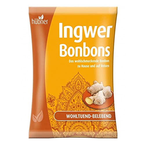 HUEBNER Bonbons, Ingwer, 70g (2er Pack) von Hübner