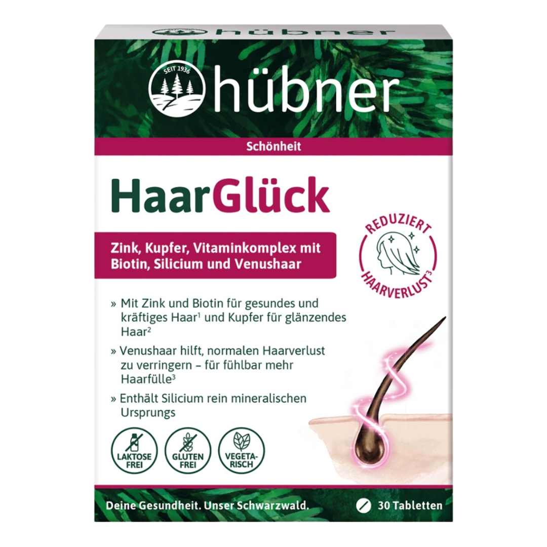 Haar Glück, 30 Tabletten Haar Glück, 30 Tabletten von Hübner