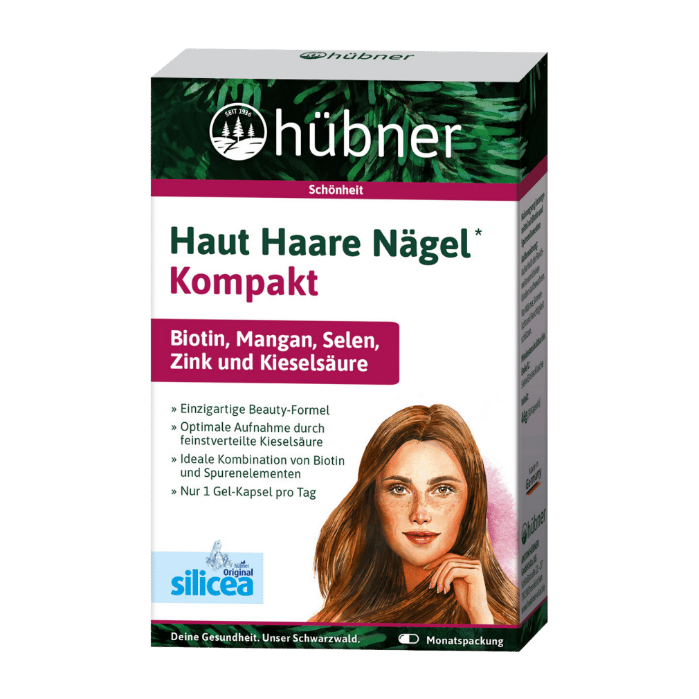 Haut Haare Nägel Kompakt Original Silicea Gel-Kapseln von Hübner