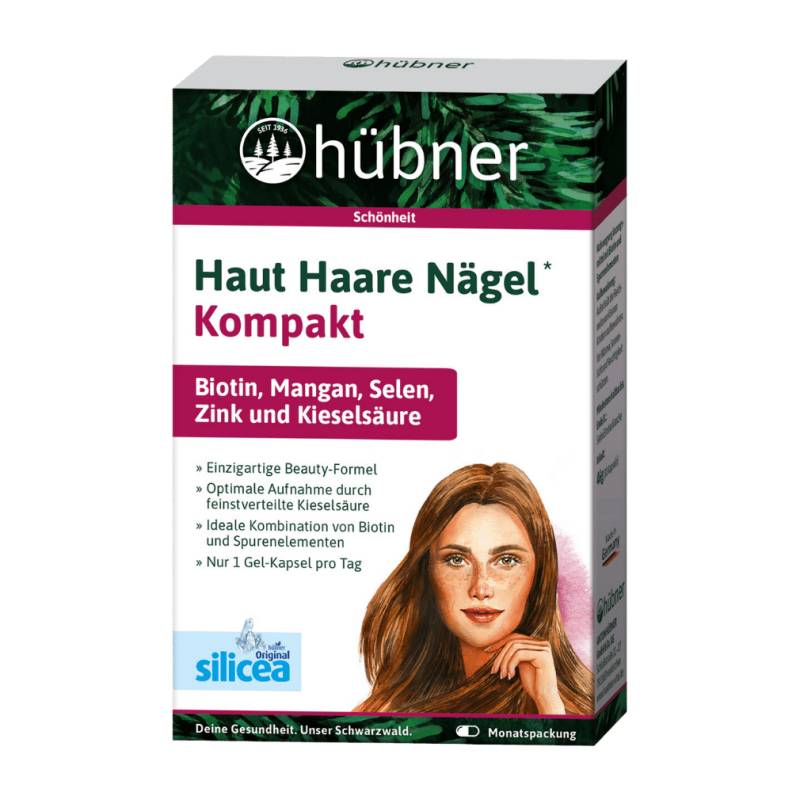 Haut Haare Nägel Kompakt Original Silicea Gel-Kapseln von Hübner