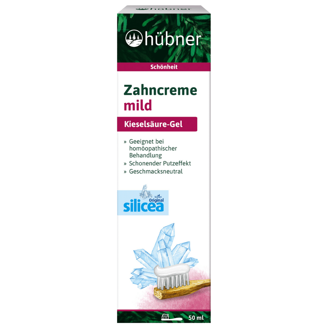 Original silicea® Zahnpasta ohne Pfefferminzöl von Hübner