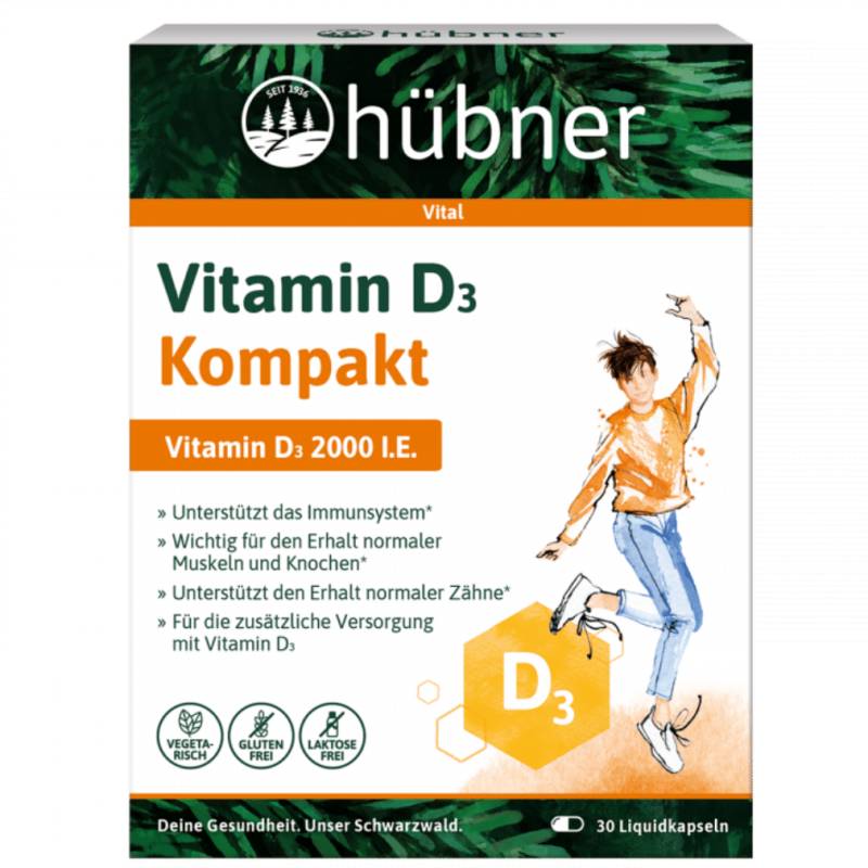 Vitamin D3 Kompakt Kapseln von Hübner