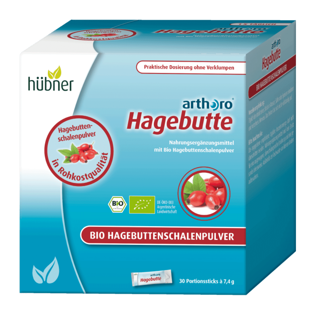 arthoro Hagebutte BIO Portionssticks von Hübner