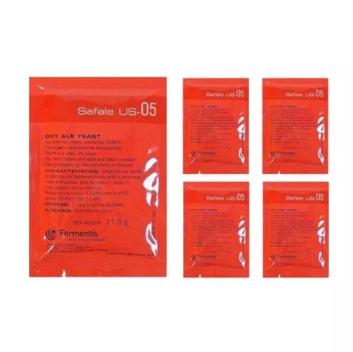 Hugbert Trockenhefe Bierhefe Safale US-05 von Fermentis Gärhefe Hefe Bier brauen - 5 Stück Hugbert Trockenhefe Bierhefe Safale US-05 von Fermentis Gärhefe Hefe Bier brauen - 5 Stück von Hugbert