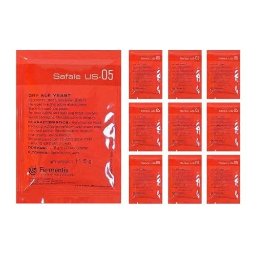 Hugbert Trockenhefe Bierhefe Safale von Fermentis Gärhefe Hefe Bier brauen (115g, US-05) von Hugbert
