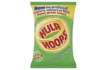 Hula Hoops Käse und Zwiebel 34 g x 32 von Hula Hoops