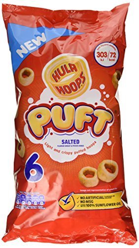 Hula Hoops Puft Salted 6 x 15g by Hula Hoops Hula Hoops Puft Salted 6 x 15g by Hula Hoops von Hula Hoops
