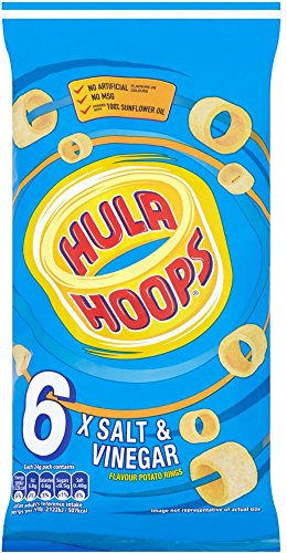 Hula Hoops Salt & Vinegar 24g x 7 per pack von Hula Hoops