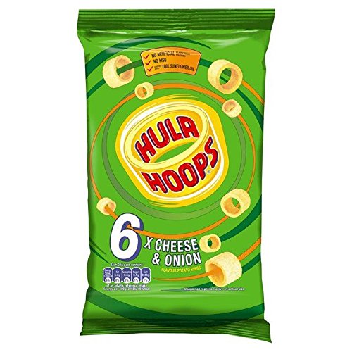 Hula Hoops Cheese & Onion 24g x 6 per pack Hula Hoops Cheese & Onion 24g x 6 per pack von Hula