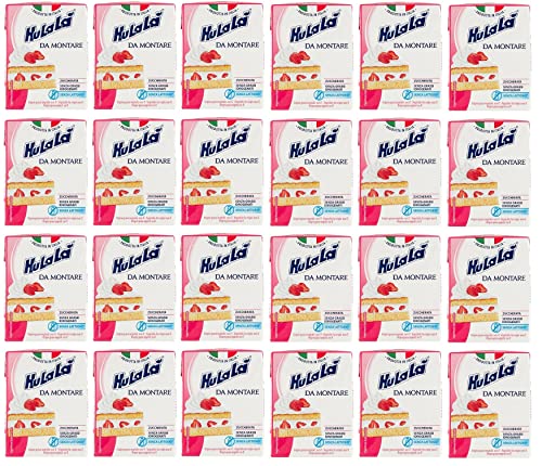 24x Hulalà Panna da montare zuccherata gesüßtes Süßwarenprodukt Sahne zu montierendes 200ml laktosefrei und frei von gehärtetem Fett Italienisches Produkt basierend auf pflanzlichen Fetten 24x Hulalà Panna da montare zuccherata gesüßtes Süßwarenprodukt Sahne zu montierendes 200ml laktosefrei und frei von gehärtetem Fett Italienisches Produkt basierend auf pflanzlichen Fetten von Hulalà