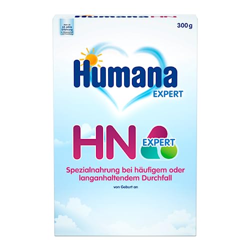 Humana HN Expert, von Geburt an, Spezialnahrung bei häufigem oder langanhaltendem Durchfall, unterstützt die Normalisierung des Stuhlbildes, mit Banane, 300 g Humana HN Expert, von Geburt an, Spezialnahrung bei häufigem oder langanhaltendem Durchfall, unterstützt die Normalisierung des Stuhlbildes, mit Banane, 300 g von Humana