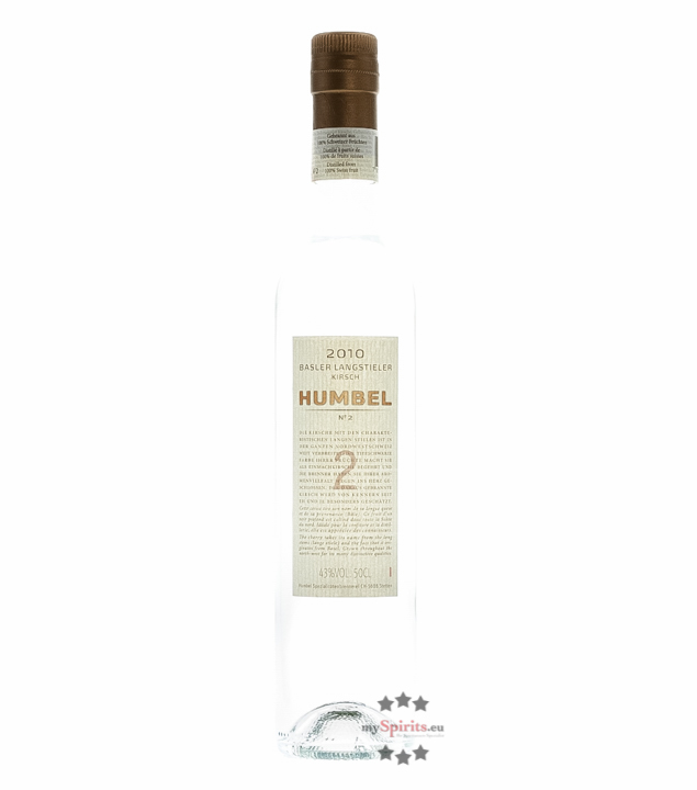 Humbel Basler Langstieler Kirsch (43 % vol., 0,5 Liter) von Humbel Spezialitätenbrennerei