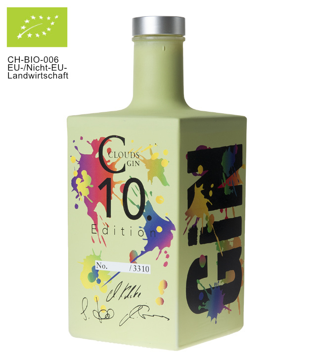 Humbel Clouds Gin Bio Limited Edition (48 % vol., 0,7 Liter) von Humbel Spezialitätenbrennerei