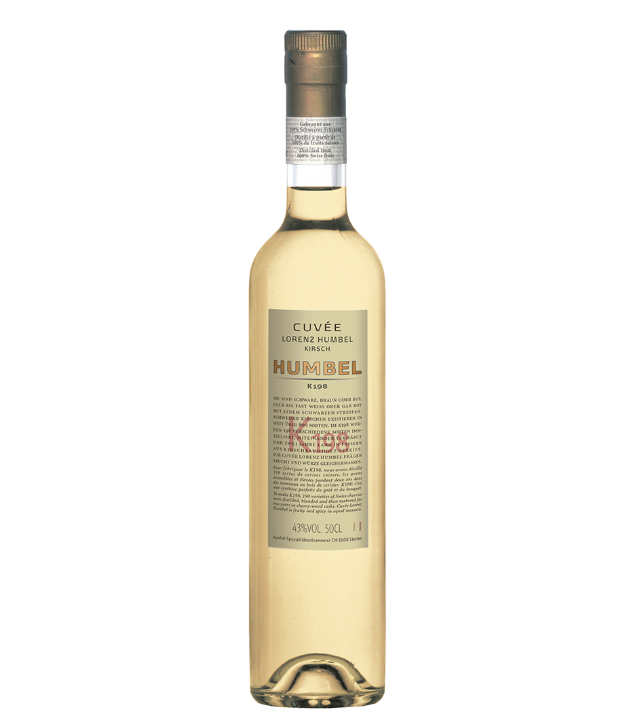 Humbel Cuvée Lorenz Humbel Kirsch K160 (43 % vol., 0,5 Liter) von Humbel Spezialitätenbrennerei