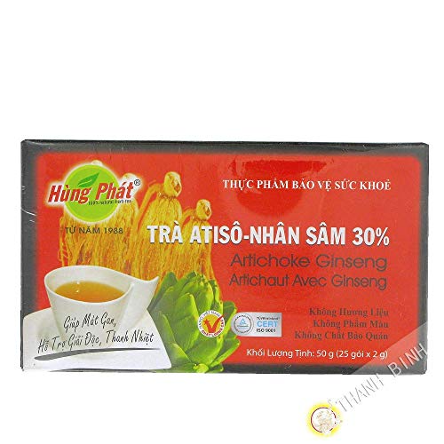 Hung Phat Artischocke-Ginseng Tee - 25 Teebeutel - 50g Vietnam Hung Phat Artischocke-Ginseng Tee - 25 Teebeutel - 50g Vietnam von Hung Phat