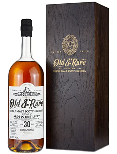 Hunter Laing - Ardbeg 30 Years Old & Rare Single Malt Scotch Whisky + Wooden GB 53.2% 1500ml von Hunter Laing