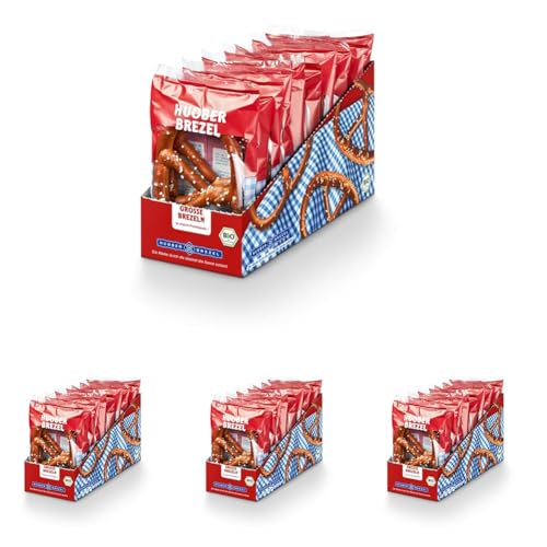 HUOBER Große Brezel, Brezelpack mit 40 Packungen à 2 Stück, 400g HUOBER Große Brezel, Brezelpack mit 40 Packungen à 2 Stück, 400g von Huober