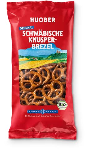 HUOBER Original Schwäbische Knusperbrezel, Bio, 20 x 175 g Packungen von Huober