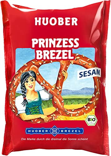 HUOBER BREZEL Bio Prinzess Brezel mit Sesam (2 x 125 gr) von Huober
