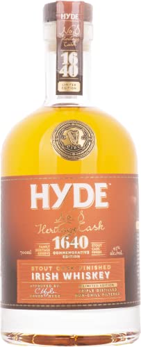 Hyde No.8 HERITAGE CASK 1640 Single Malt Irish Whisky (1 x 0.7 l) von Hyde