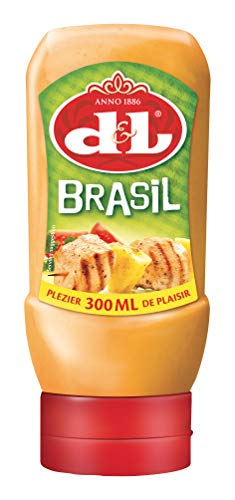 D&L Brasil Sauce - 1x 300ml - süß-fruchtige Tomaten-Sauce von Devos & Lemmens, mit Ananas und exotischer Gewürzmischung, zu Tacos & Sandwiches, Fleisch- und Fischgerichten und veganen Speisen von Hymor