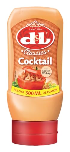 D&L Cocktail Sauce - 8x 300ml – mild cremiger Cocktail Dip von Devos & Lemmens, mit Scotch Whisky, zu Döner & Baguettes, Fleisch- und Fischgerichten und veganen Speisen D&L Cocktail Sauce - 8x 300ml – mild cremiger Cocktail Dip von Devos & Lemmens, mit Scotch Whisky, zu Döner & Baguettes, Fleisch- und Fischgerichten und veganen Speisen von Hymor