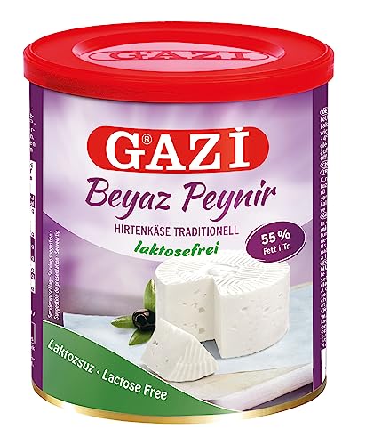 Gazi Hirtenkäse laktosefrei - 6x 500g Dose - Beyaz Peynir Rahmkäse frei von Laktose mit 55% Fett i.Tr., aus 100% Kuhmilch, Weichkäse ist bestens für Salate geeignet, äußerst weicher Geschmack Gazi Hirtenkäse laktosefrei - 6x 500g Dose - Beyaz Peynir Rahmkäse frei von Laktose mit 55% Fett i.Tr., aus 100% Kuhmilch, Weichkäse ist bestens für Salate geeignet, äußerst weicher Geschmack von Hymor