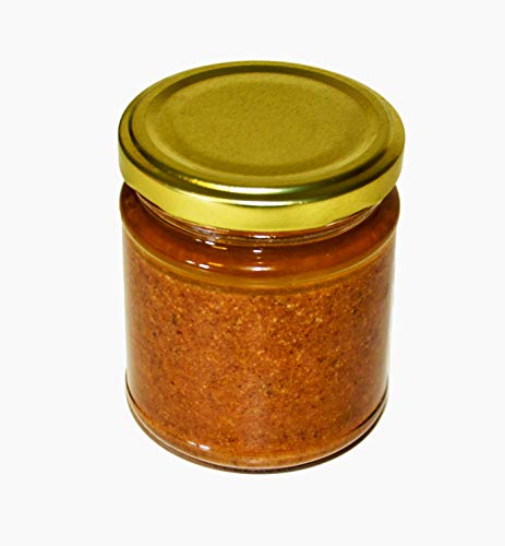 Hymor Amlou Mandelpaste - 1 Glas (1x 200gramm) - Mandelcreme, aus Arganöl, Honig, Mandeln, aus Marokko, Marokkanische Mandelpaste, Atlasküche, Halal, vegan, Fleisch, als Dip, Brotaufstrich (1Glas) von Hymor