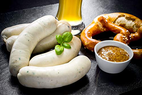 Hymor BIO Weißwurst Münchner Art - 10x 250g - bayrische Weißwürstl Hochgenuss aus Niederbayern BIO-Qualität, mit Schweinefleisch, laktosefrei, glutenfrei, ohne Geschmacksverstärker von Hymor