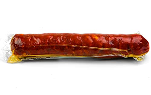 Hymor Chorizo Iberico - 1x 400g - Spanische Paprika-Wurst | würzige Chorizo Wurst | delikate luftgetrocknete Salami | aus bestem Iberischem Eichel-Schwein von Hymor