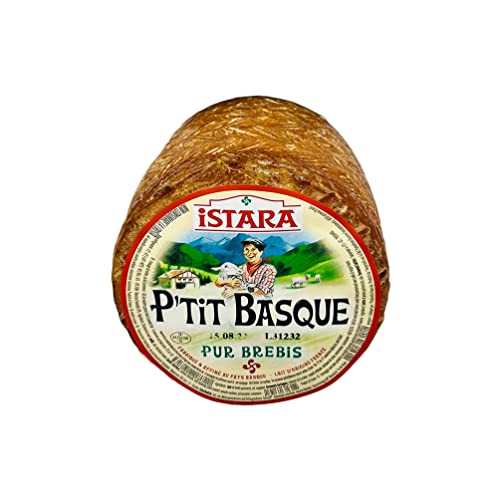 Hymor P’TIT BASQUE - 6x ca. 700g - Baskenland-Käse Petite Basque baskisch-französich Schafs-Schnitt-Käse der kleine Baske aus den Pyrenäen von ISTARA Alternative zu Etorki passt zu Pinxto von Hymor