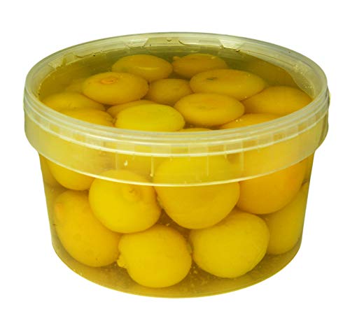Hymor eingelegte Zitronen - 6x 1.6kg - Zitrone aus Marokko Marokkanische Salzzitronen in Salzlake Zitronen eingelegt im Behälter vegan, glutenfrei zu Tajine Cous-Cous Fisch Risotto Hymor eingelegte Zitronen - 6x 1.6kg - Zitrone aus Marokko Marokkanische Salzzitronen in Salzlake Zitronen eingelegt im Behälter vegan, glutenfrei zu Tajine Cous-Cous Fisch Risotto von Hymor