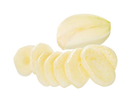 Hymor frischer Knoblauch in Scheiben - 10x 1kg - aus violettem Knoblauch Lila Knoblauch Las Pedroneras spanischer Knoblauh vegan glutenfrei voller Nährstoffe mediterran Kastilien-La Mancha von Hymor