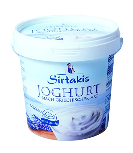 Hymor Joghurt nach griechischer Art-1x 1kg-extra cremig, köstlicher stichfester Sahnejoghurt mit 10% Fettanteil, leckere und gut verträgliche Proteinquelle, 1000.0 gramm von Hymor